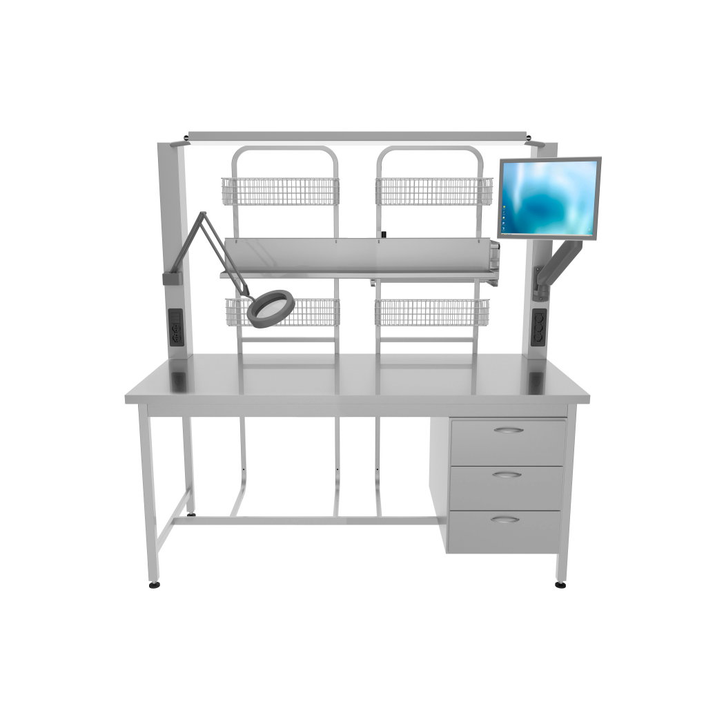 Adjustable Height Packing Tables